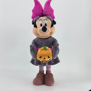 DISNEY Vintage Halloween Minnie Mouse 2 Feet Standing Plush USED